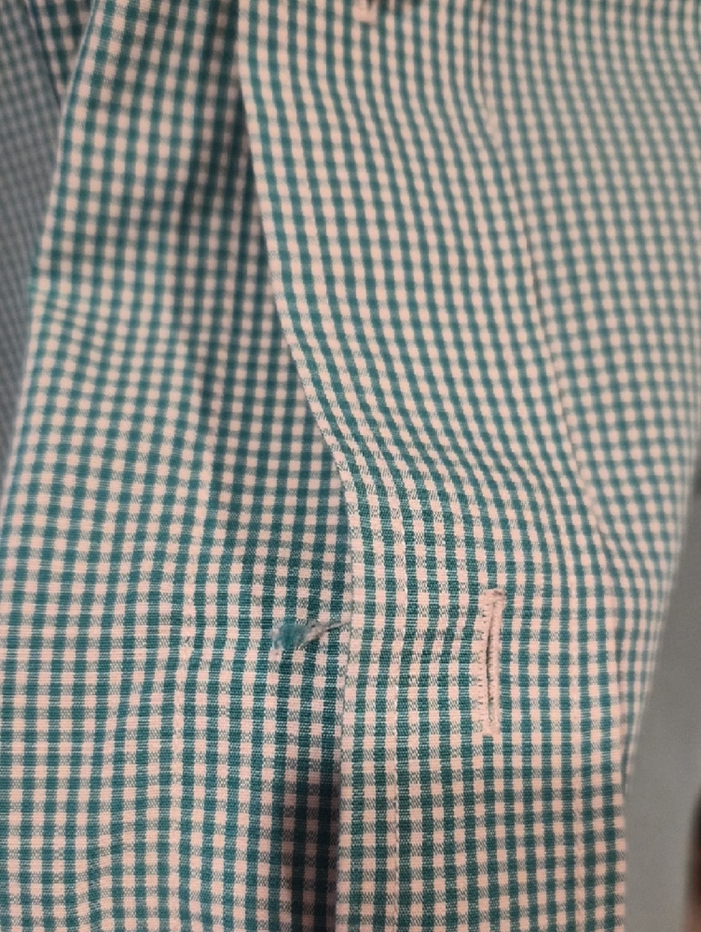 Brooks Brothers GREEN Micro-Check Button-Down Shirt - Picture 3 of 4